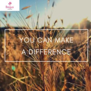 You can make a difference