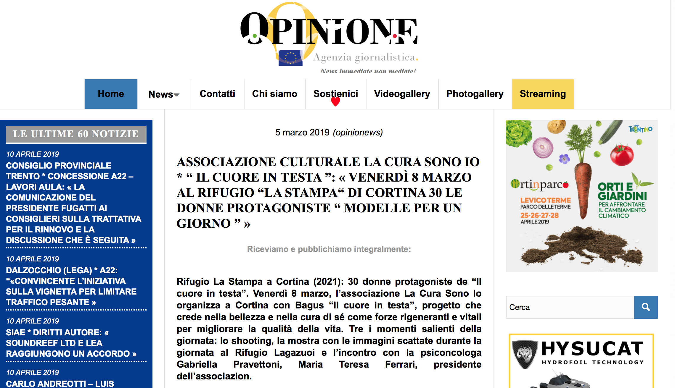 La cura sono i e bagus